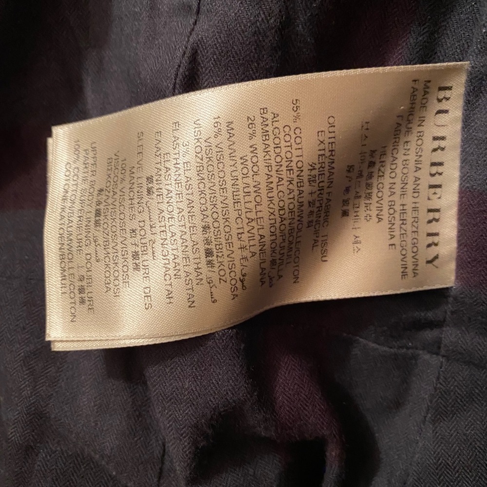 BURBERRY BRIT Textured Biker Jacket - Picture 11 of 14
